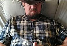 Horny cowboy – gay handjob and cock play