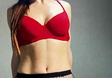 Seductive redhead wife gets fucked by her husband’s friend