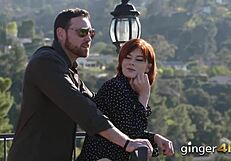 Nice teen redheaded girl fucked by a random big cock