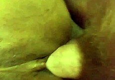 This POV video shows a tight, small pussy getting fucked by a big cock