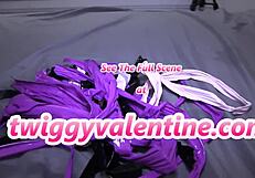 Having sex with the hot red head Twiggy Valentine spanking me in a BDSM scene