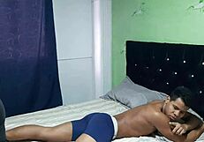 Big black cock action come from African massage