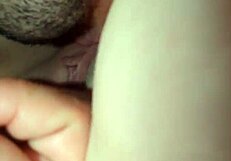 Sloppy wet pussy licking with intense cunilingus action up close.