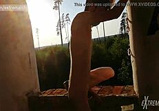Gay men masturbate in public for new gay sex videos