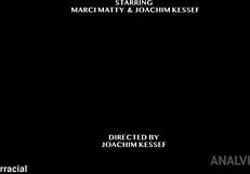 Czech beauty Marcy Matti offers a footjob and blowjob