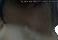 Round girl fucks a dick and sucks it, while touching herself with dirty words
