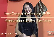 German casting: Celin 19J's erotic experience