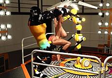 Fuck Me Hard with a Sci-Fi Android in the Lab Experiment