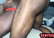 Fucking without a condom all nasty with a dark colored dick