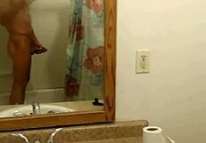 The shower with a single hand