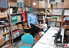 Big cock and ass teen caught by the cops