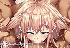 A hot Asian gets naughty in hentai animation