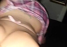Boy/girl scene shoots oral sex with fingering session favor
