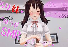 This japanese anime porn video takes you into the real world of Asmr