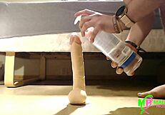 Raw teen boy has gay sex with toys and jerks off