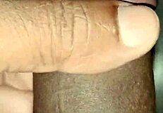 Lewd home made home movie of an amateur couple having fun with the handjob in hd
