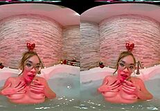 Vrhush Katie Kush tidiy fucked using her taut bubble ass receives a lube fill in this video