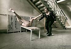 Femdom Mistress April Controlled Strong Hot Slaves Forced to DNK BDSM Video
