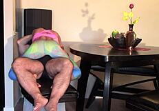 Here above naked horny brunette gets all the satisfaction of her wants in softcore porn