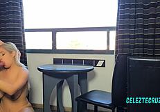 Mature Madura Gropping and suck cock blowjob Fuck in motel
