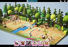 Cute bunny girl doing romantic park date, get it hard doggystyle in another Japanese hentai game pornplay