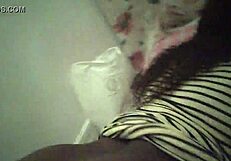 Ebony beauty's big ass on motion caught in hidden camera