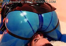 Enjoy a wicked lesbian using a dildo and sit facing in this rough sex movie