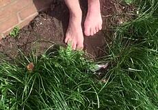 Dirty feet fetish featuring soles and foot worship video