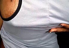 Sultry black woman shows off her needs