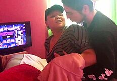 One video with Whorella Deville is named Give Me That Loving Blow Job and like the title shows a torsos scene of Whorella Deville sucking off a big cock
