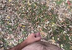 Foot worship barefeet and touching the private with cumshot