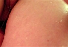 In this water sports video, teen girlfriend is cumming on dick