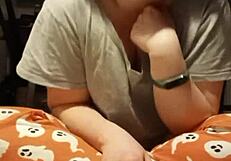 YL female displaying her dirty and smelly feet