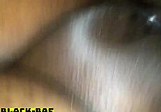 Deeper virile penis enters the behind hole and cum inside
