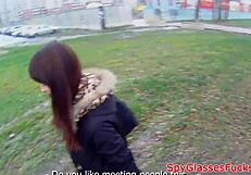 hey, real amateur teen gets jizzed on her tits in pov! 😜