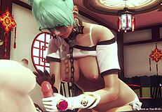 This Huge Asian shaft gets a soothing rubdown