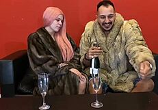 Interracial milking: Argentinian and Brazilian pornstars – Irmar Jose & Carolina Abrasax enjoy a sensual drink