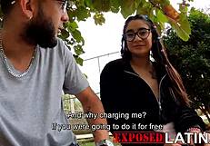 Busty Latin girl rub herself for a nasty sex on ExposedLatinas