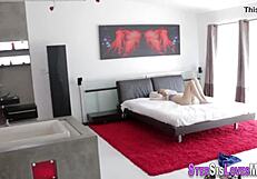 Seductive blonde teenager fuck banged and screws for facial in pov video