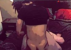 Seductive thick white girl gets nailed by a random guy at the shop, then the lusting wank-pig makes the chick suck his cock 15 minutes later