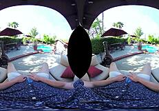 The top bounce Christina Cinn’s outdoor screwing with a big dick in POV view