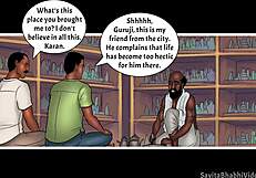 Savita Bhabhi in Episode 38 with steamy Indian comic sex scenes. Detailed action unfolds in every frame.