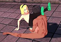 Gwen Stacy’s sexual scene on top of buildings