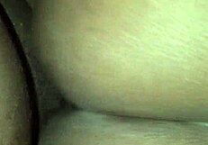 Ebony wife fuck big cock in point of view