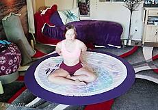 Bounce for a lady with huge natural tits POV when getting pounded by a redhead