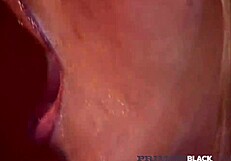 Mandy Bright gets fucked by two black guys