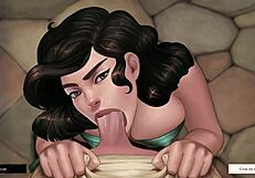 Anne has showersex outside, close to a red-light district