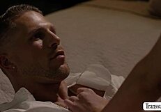 Gracie jane has a shemale anal fantasy realized by her endowed companion