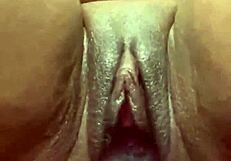 Solo homemade video of dildo masturbation and cumming