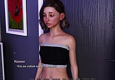 disappeared petite babe dominating the monster cock in 3d virtual game